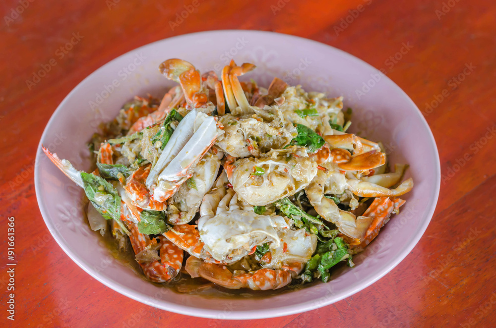 Stir fried Crab Stir fried Crab