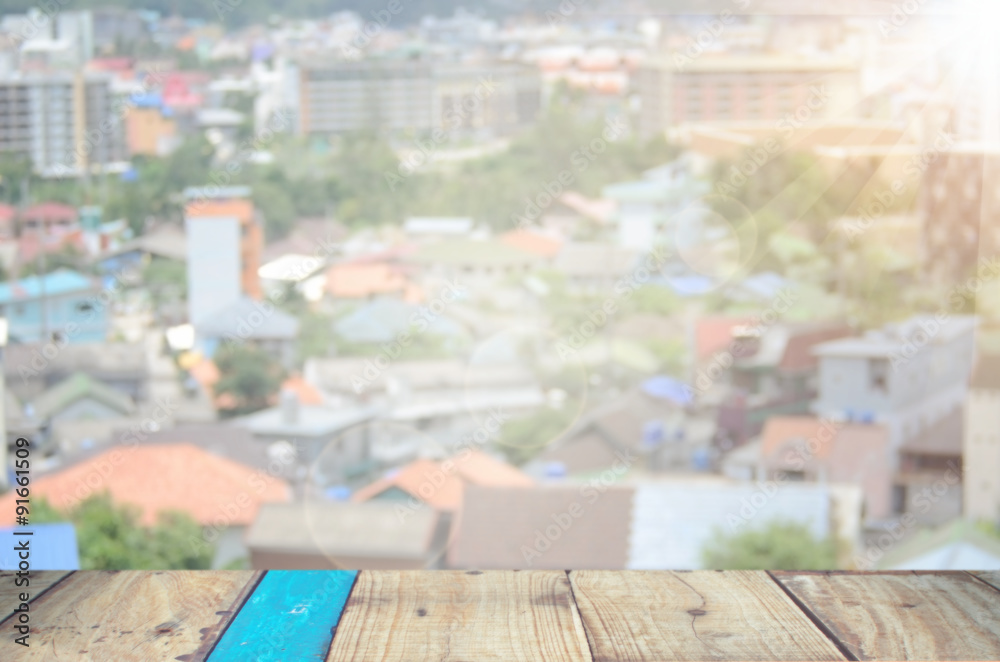 Fototapeta premium Blur city abstract background.