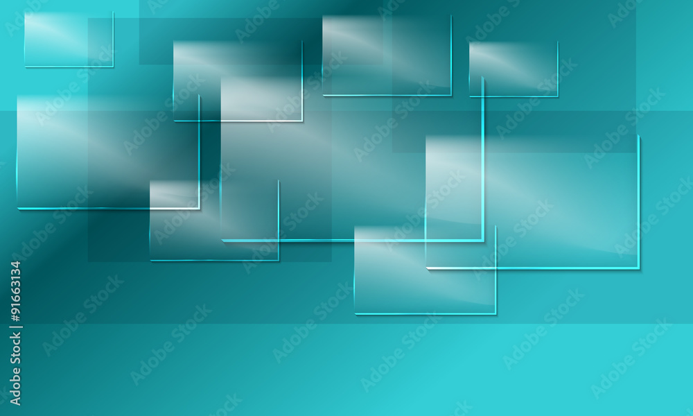 Abstract background and transparent glass panels Abstract background and transparent glass panels