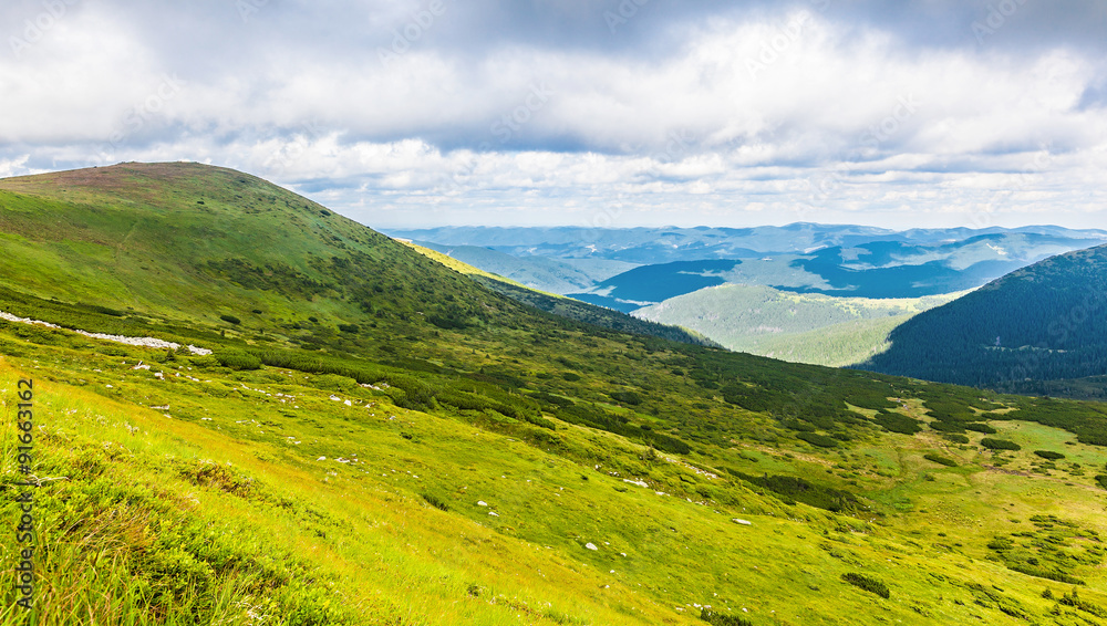 Naklejka premium mountain landscape