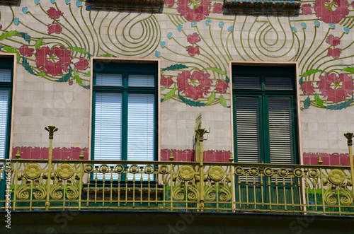 Foto Jugendstil Facade in Vienna, Austria