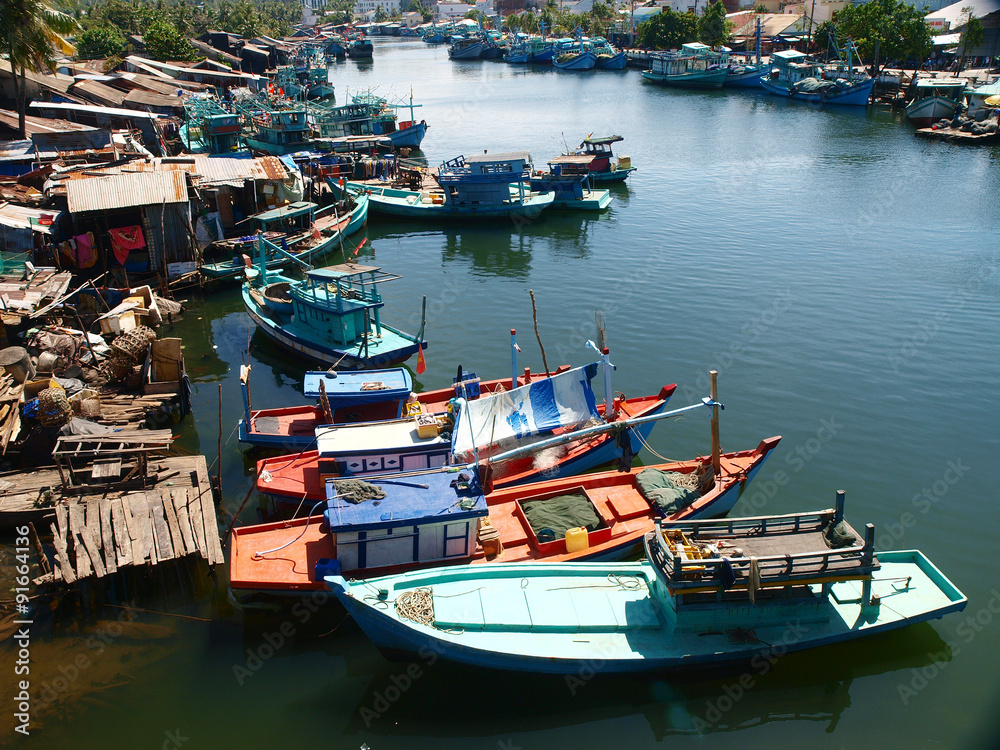 Vietnamese style boats