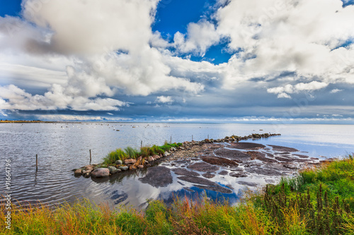 Gräsgårds Fishing Harbour, Oland (Öland), Sweden. Probably one of the most peaceful and beautiful small harbor in Sweden. photo