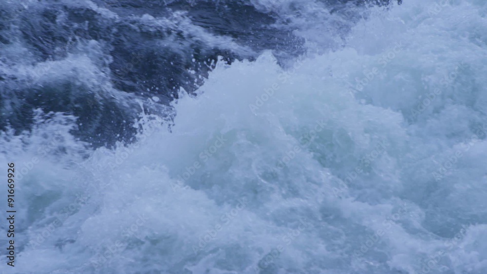 Close-up of white water rapids. Close-up of white water rapids.