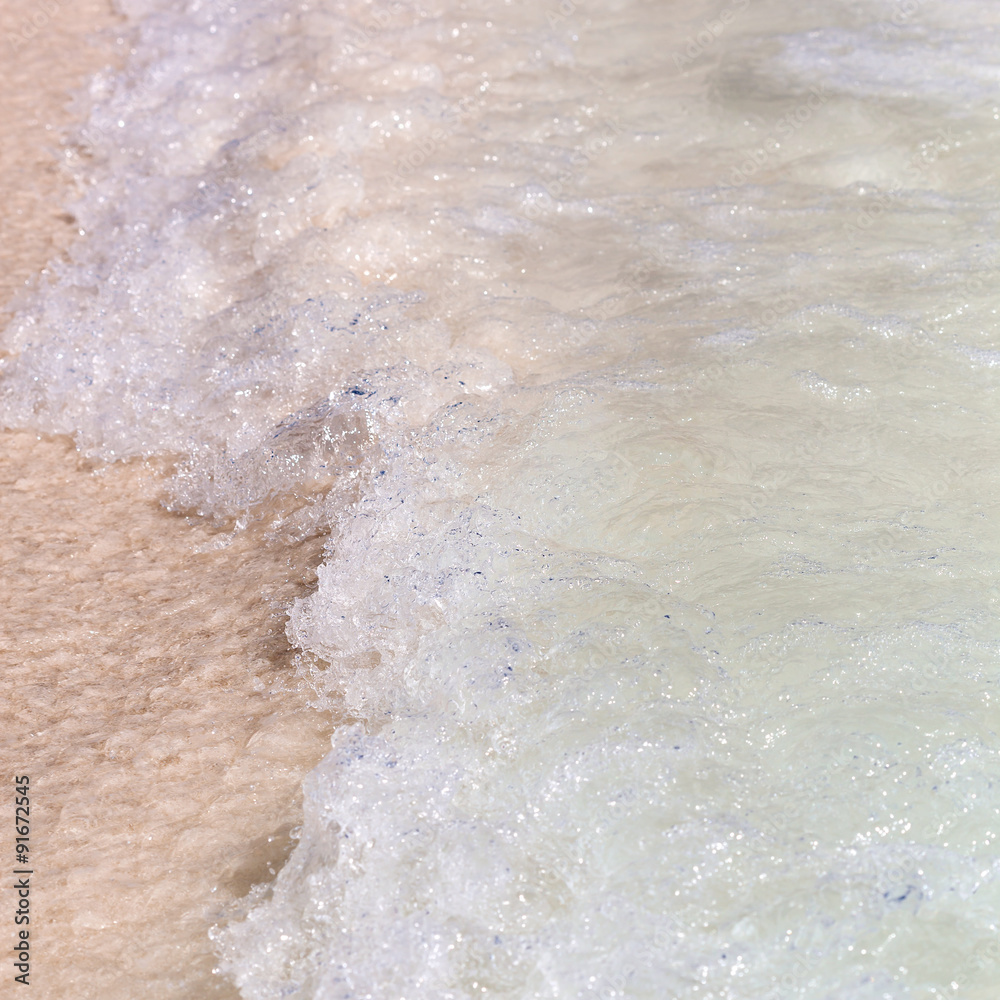 Sea waves with foam Sea waves with foam