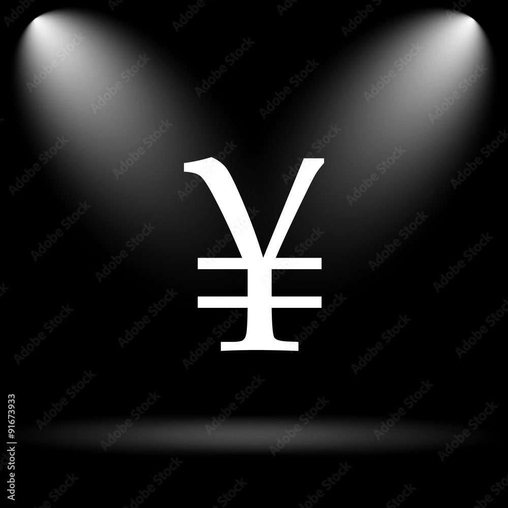 Obraz premium Yen icon