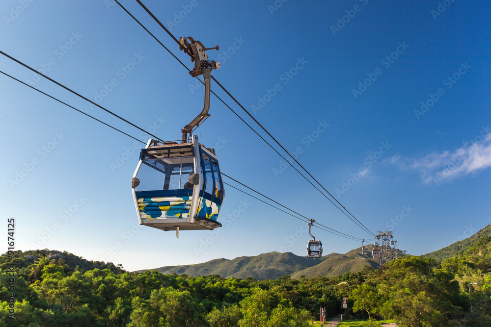 Cable Car at mountains