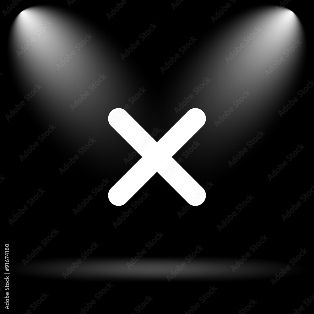 Obraz premium X close icon