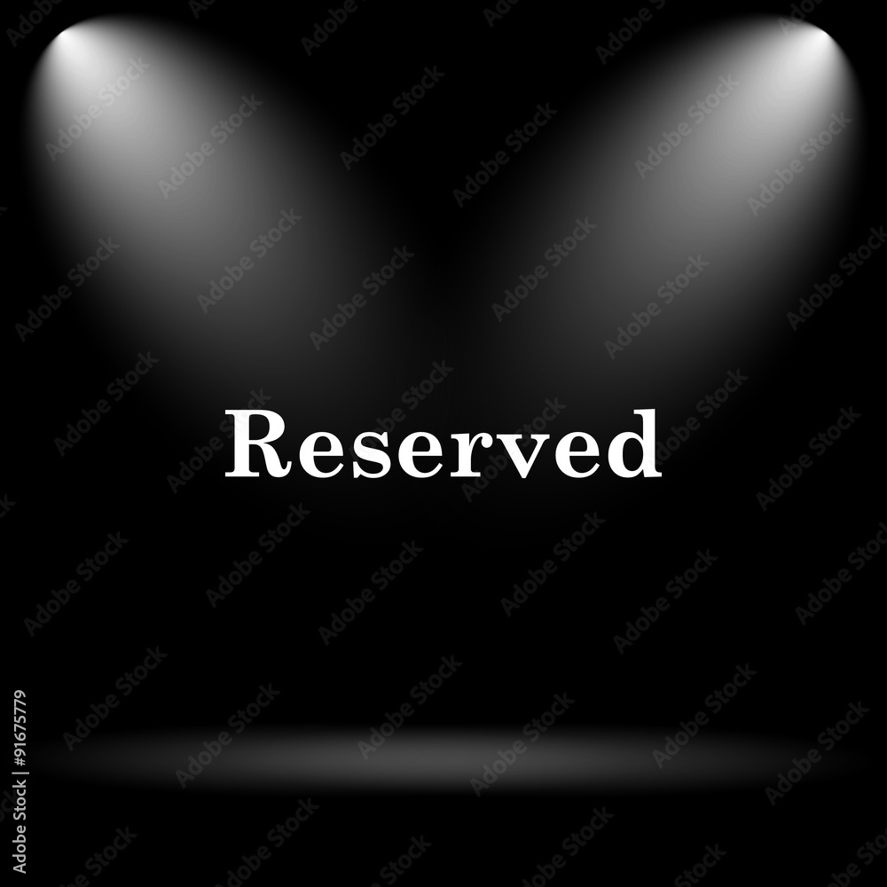 Reserved icon Reserved icon