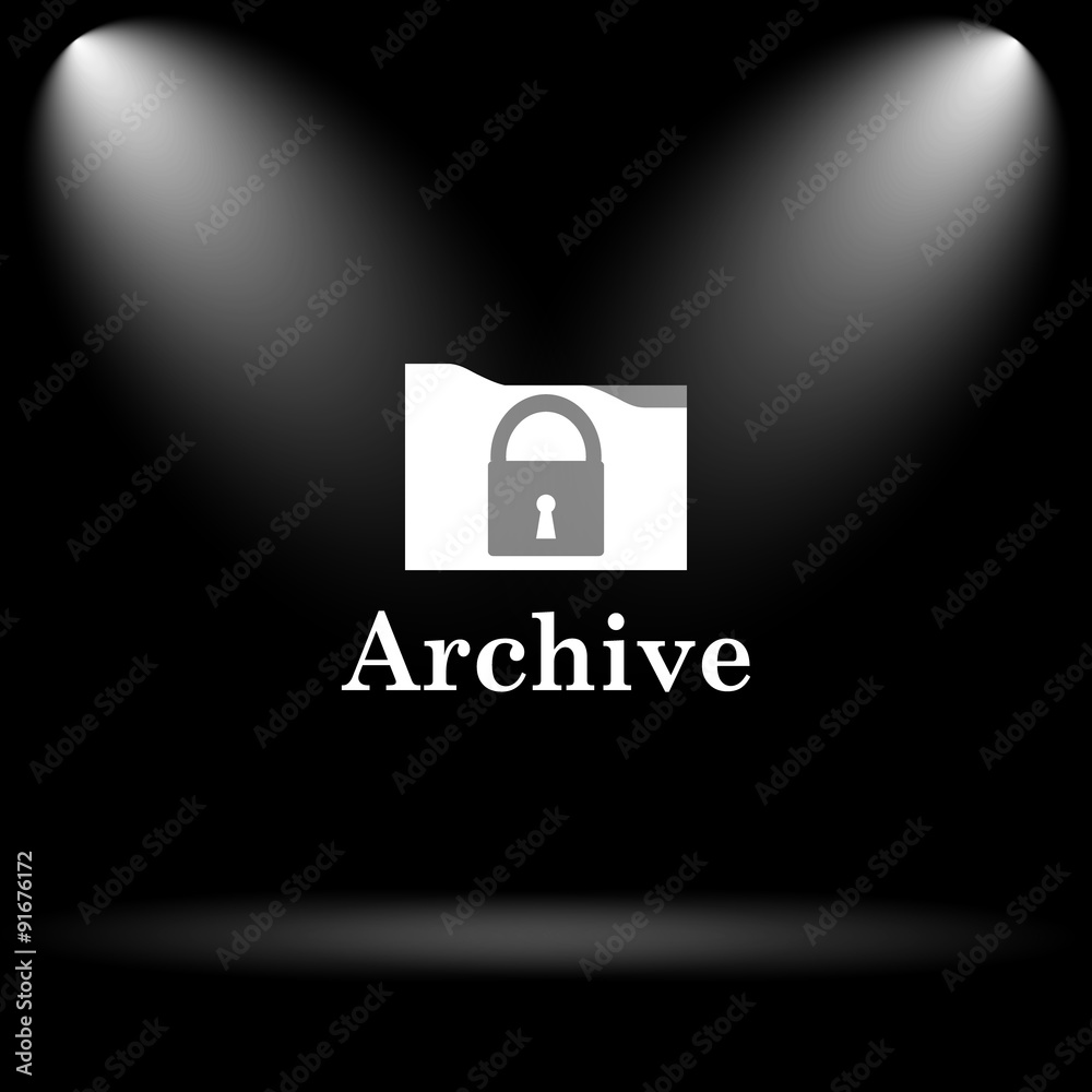 Obraz premium Archive icon