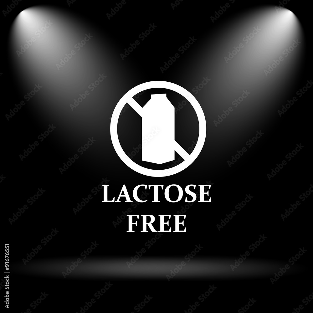 Lactose free icon Lactose free icon