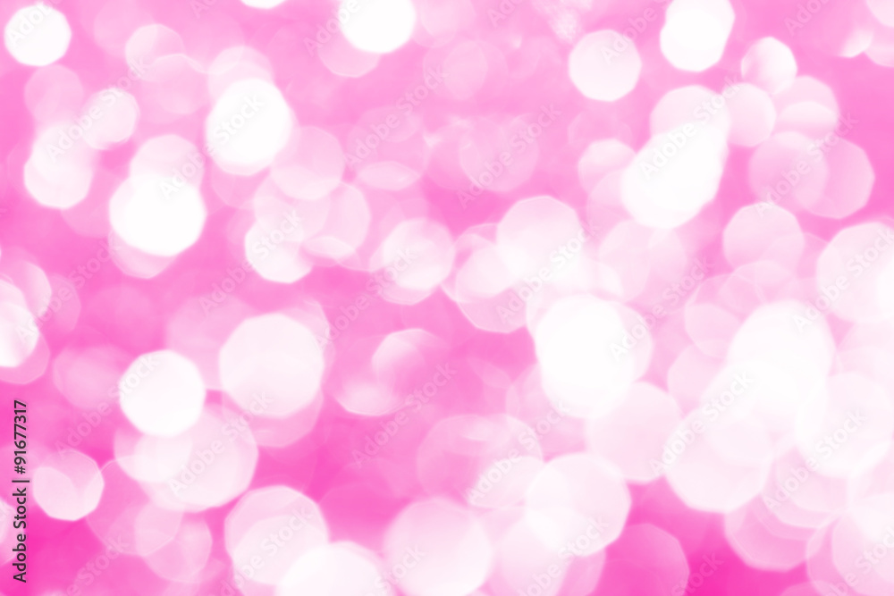 pink bokeh abstract background, love color background