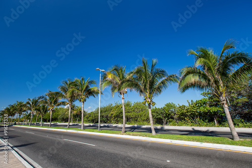 Caribbean street road