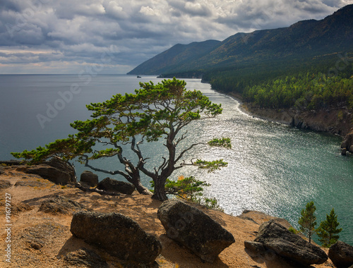 View of Baikal from the cliff