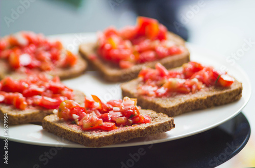 Vegetable tomatoe sandwich