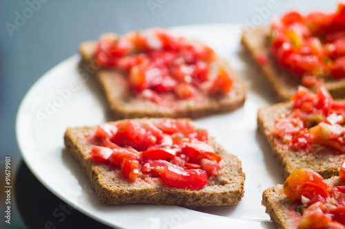 Vegetable tomatoe sandwich