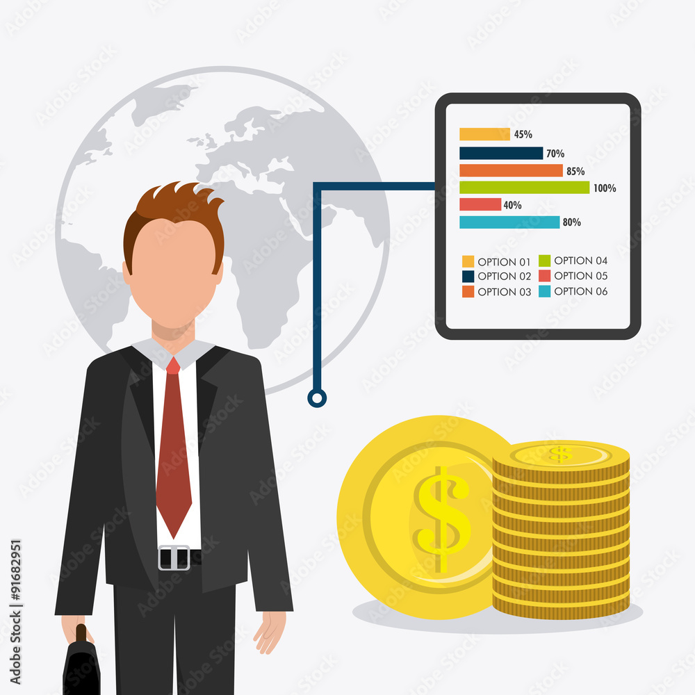 Business, money  and human resources