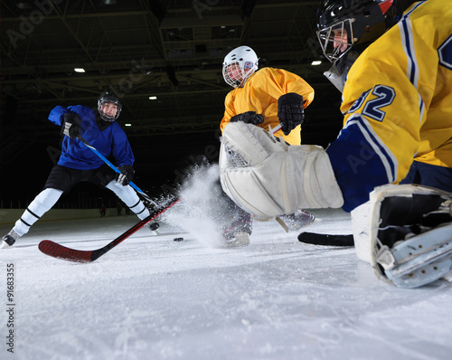 Photography ice hockey goalkeeper