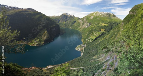 Fototapeta Naklejka Na Ścianę i Meble -  Geirngerfjord in Norway