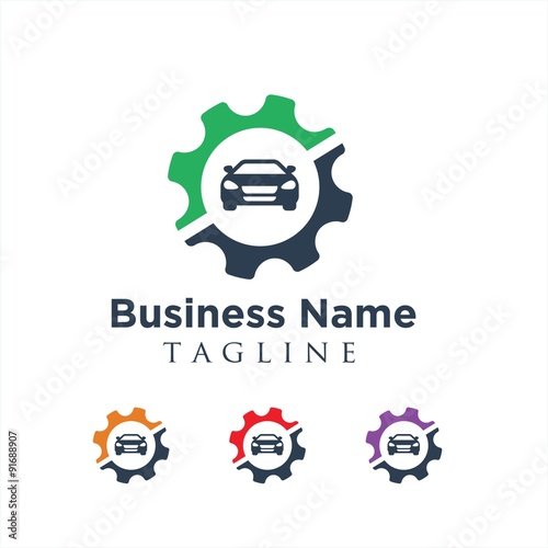 Car sport vector design logo icon 