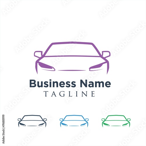 Car sport vector design logo icon 