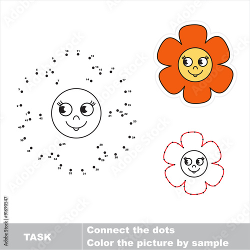 Dot to dot children search game. 