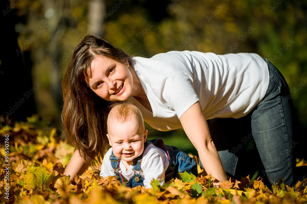Mother and baby - happy life Mother and baby - happy life