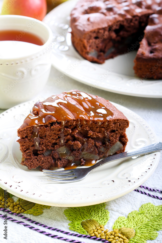 Chocolate pear cake Chocolate pear cake
