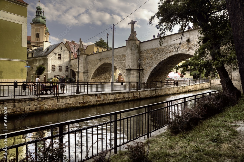St. John Bridge in Klodzko. One of the most important monuments of the Lower Silesia