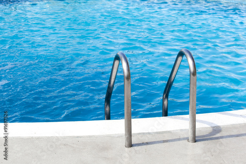 Hotel swimming pool handle © photopixel