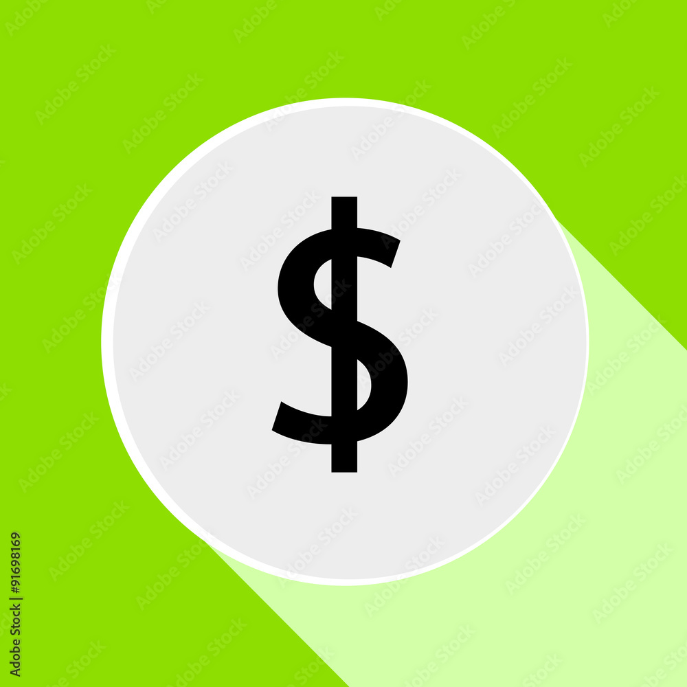 Money icon - dollar sign. Vector illustration. Eps 10 Money icon - dollar sign. Vector illustration. Eps 10