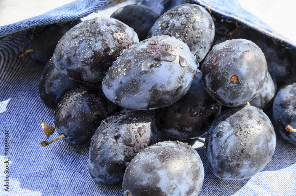 homemade plum preserves