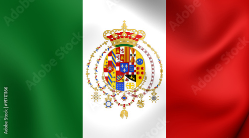 Kingdom of the Two Sicilies Flag photo