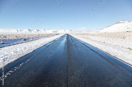 Road in El Calafate  Patagonia Argentina