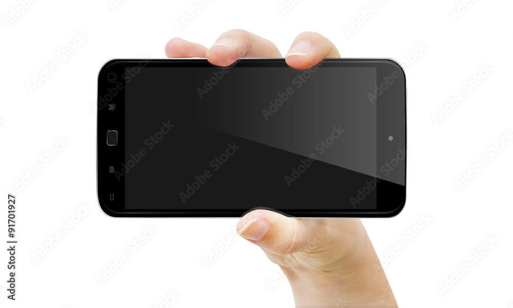 Hand with mobile phone Hand with mobile phone