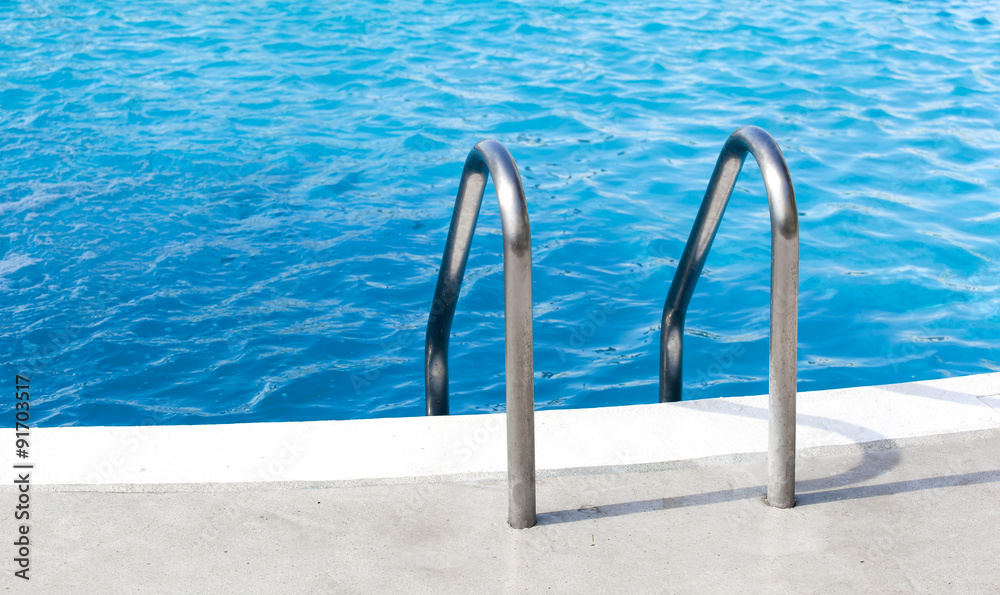 Hotel swimming pool handle