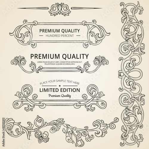 Vintage design elements