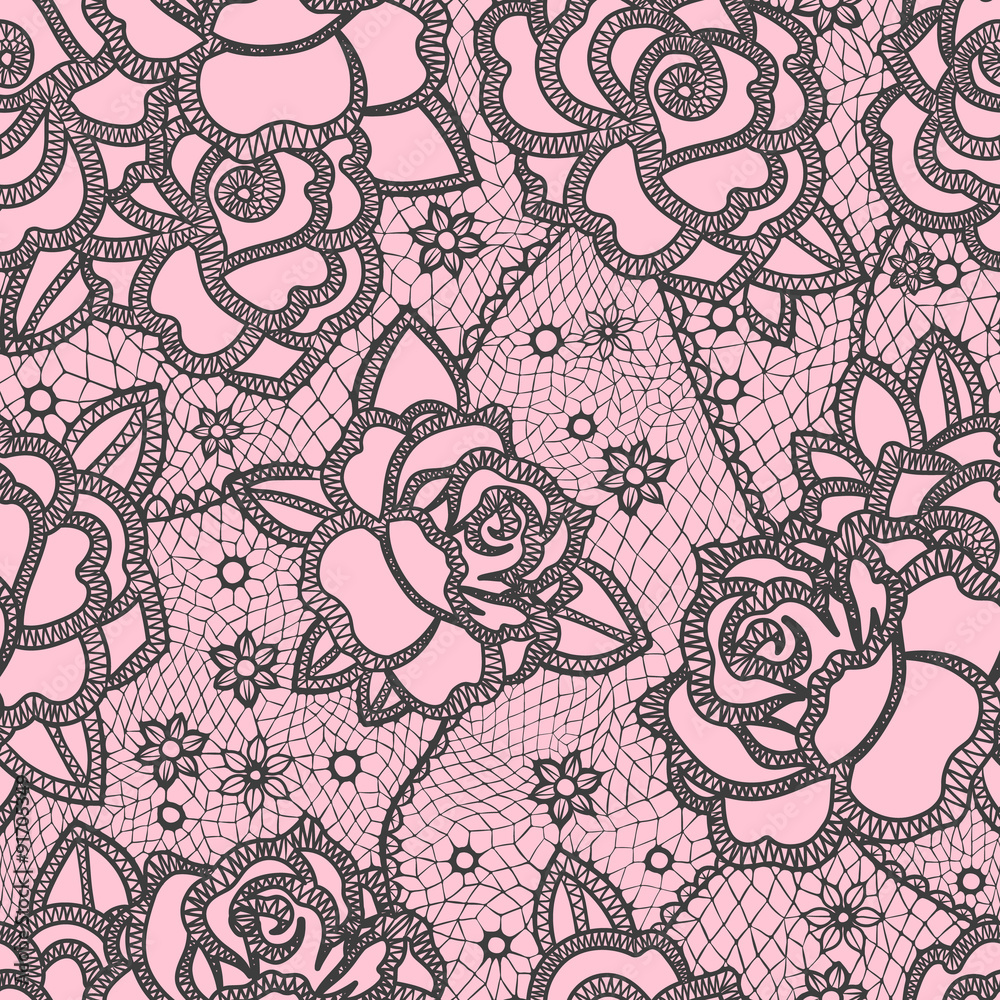Lace seamless pattern Lace seamless pattern