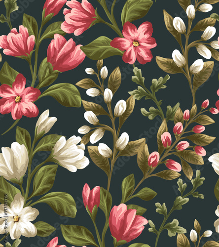 Floral seamless pattern