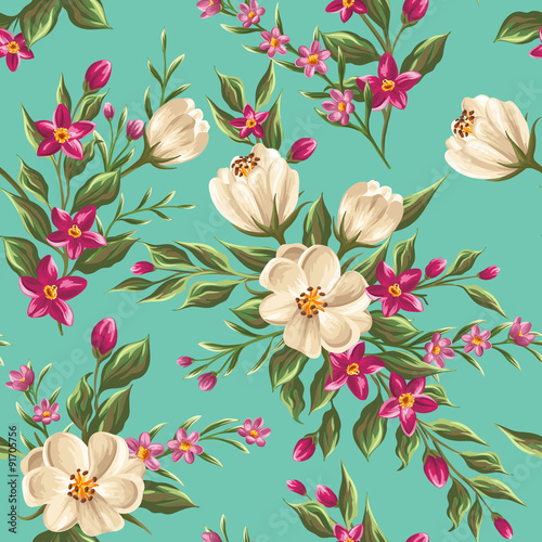 Floral seamless pattern
