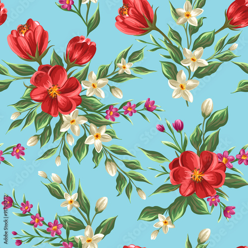 Floral seamless pattern