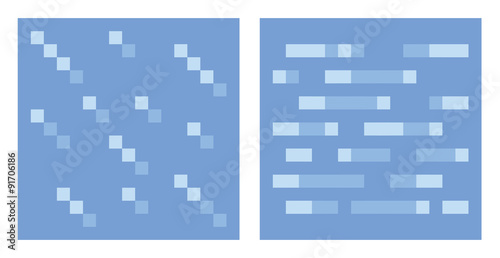 Texture for platformers pixel art vector - water and ice
