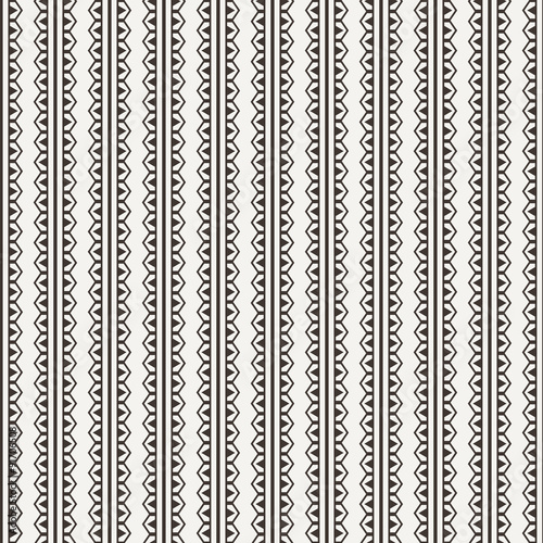 Vector seamless pattern of lace ornate ribbons