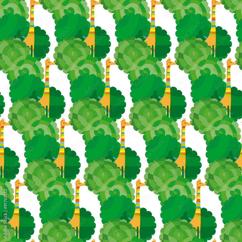 Thousand Giraffe Pattern Thousand Giraffe Pattern