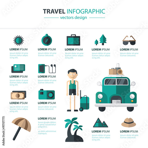 Travel Preparation Infographics