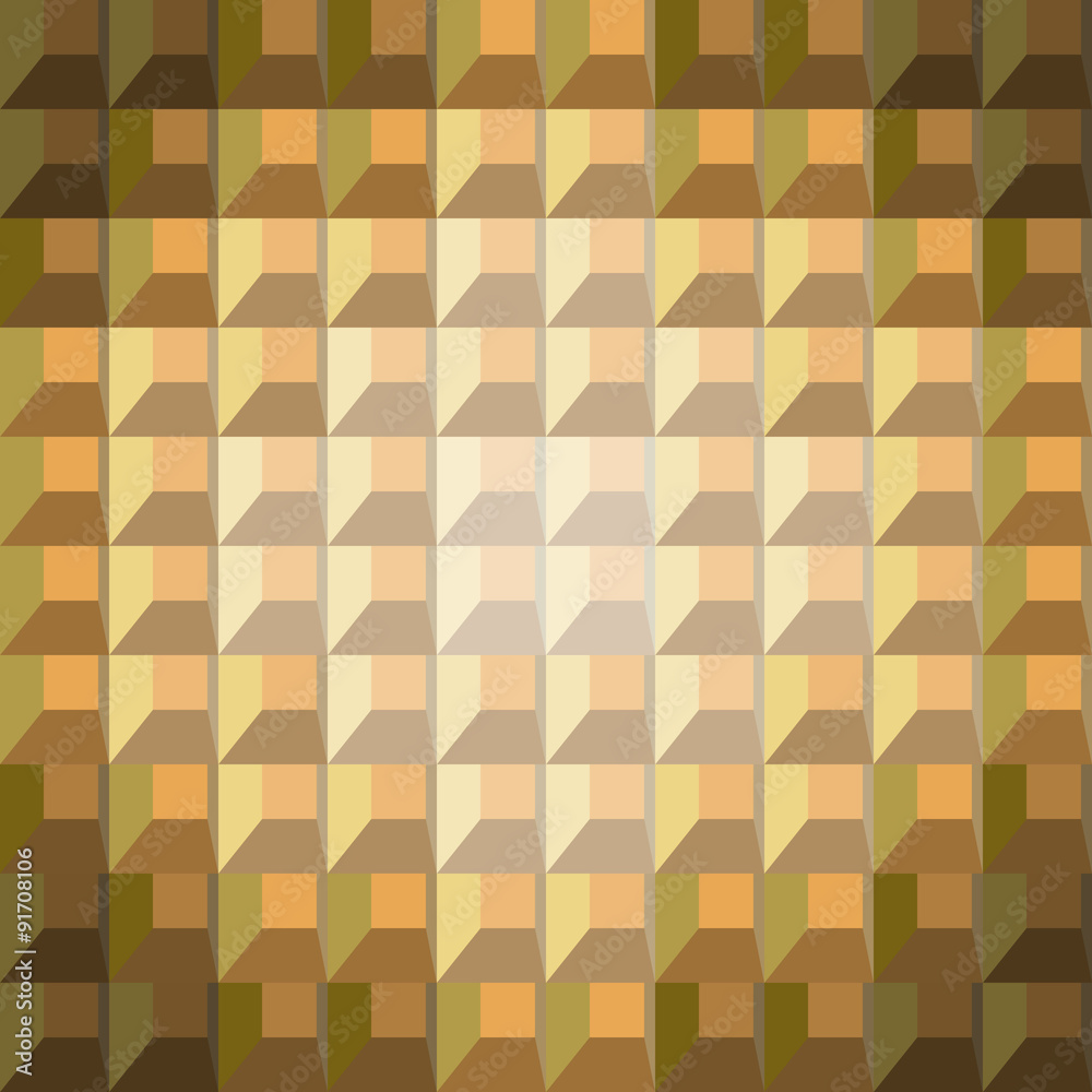Abstract seamless pattern of colored blocks
