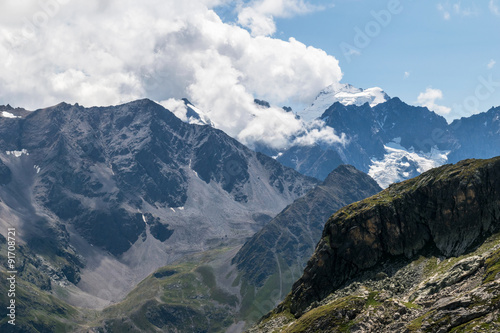 Paysage haute montagne