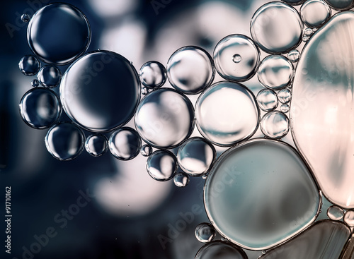 Water bubbles abstract light illumination, useful as abstract background