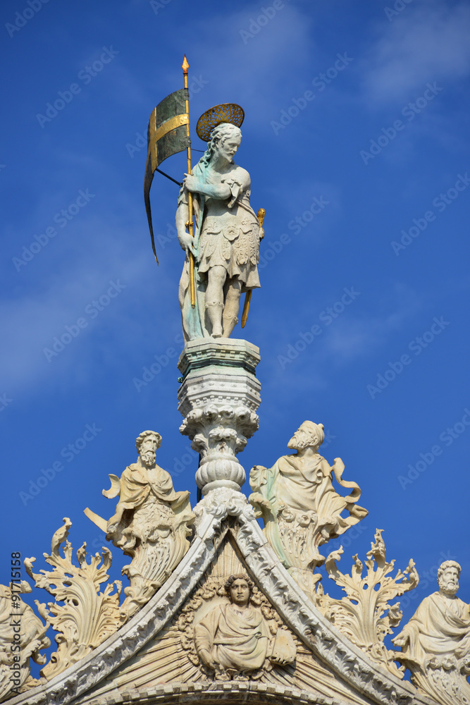 Fototapeta premium Saint Mark Basilica spires