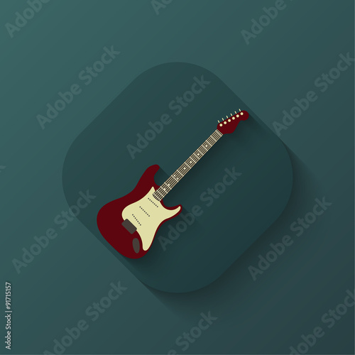 Creative guitar icon